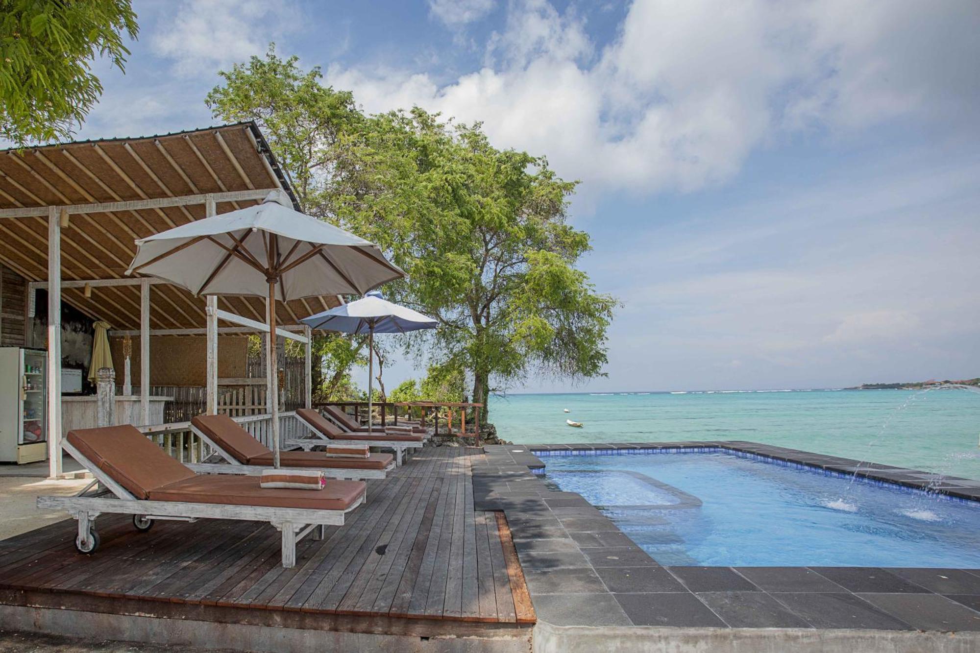 Wooden Beach Sunset Cottages Lembongan Exteriör bild
