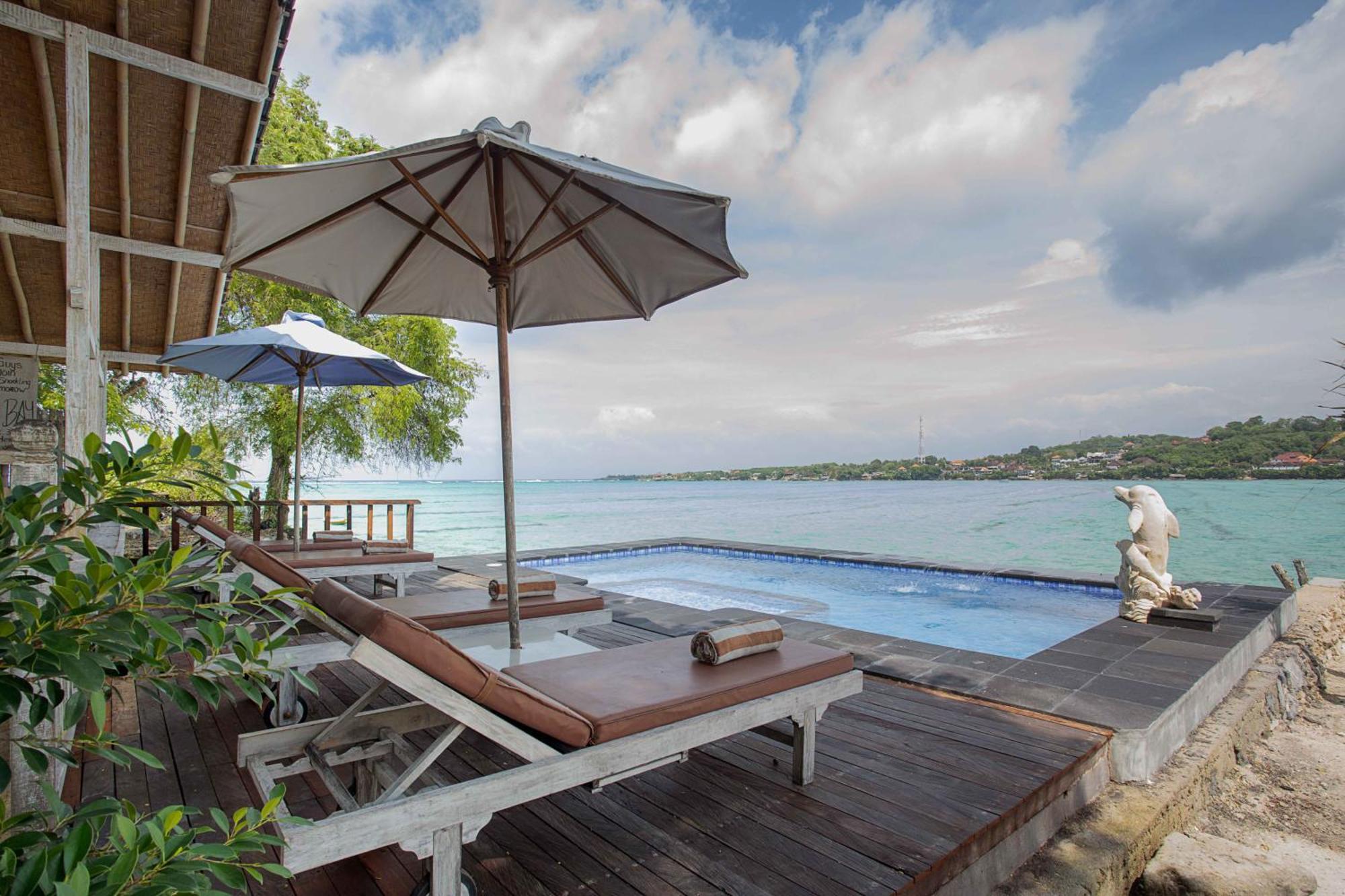 Wooden Beach Sunset Cottages Lembongan Exteriör bild