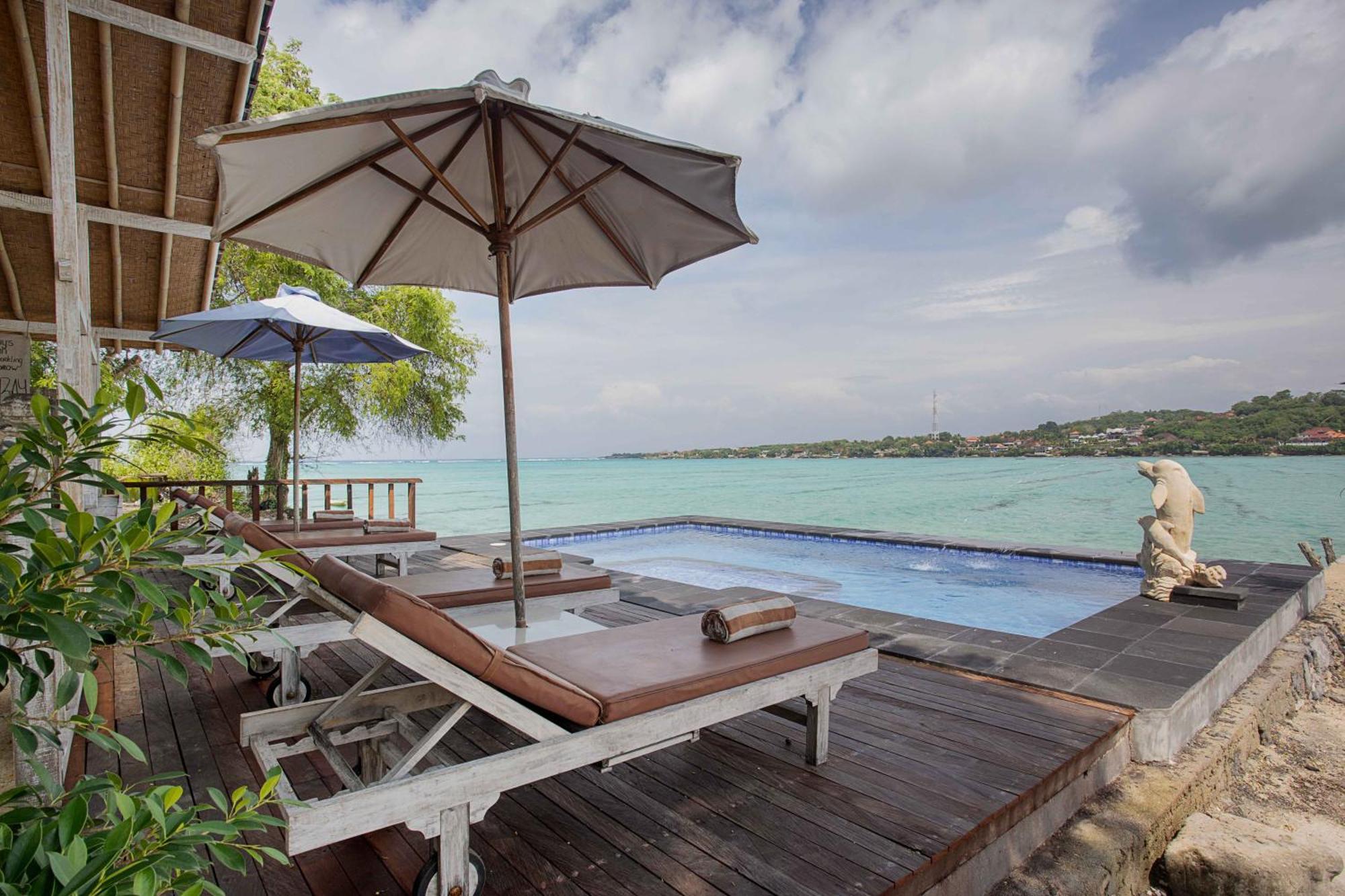 Wooden Beach Sunset Cottages Lembongan Exteriör bild