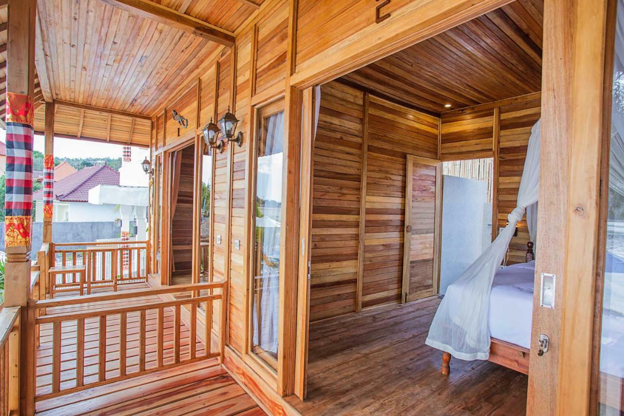 Wooden Beach Sunset Cottages Lembongan Exteriör bild